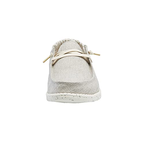 Image of HEYDUDE Women's Wendy Chambray | Women's Shoes | Women's Lace Up Loafers | Comfortable & Light-Weight