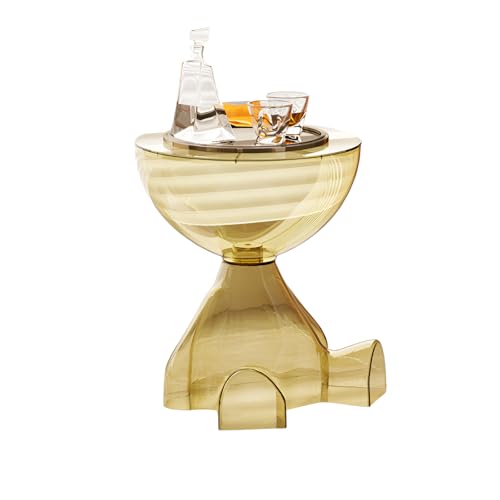 [Maidisly]�p�ۃf�U�C���A�N�����e�[�u�� �}���`���[�X���[�t�� ���r���O/�x�b�h�T�C�h���p ��l��炵���� �V�����\ ����40.5cm �����Ƌ� (���S�݌v) ���F