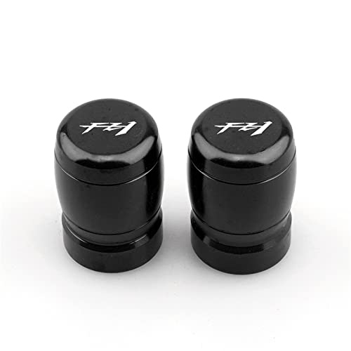 YIJIEBAO Passend for Yamaha FZ1 FZ6 FZ8 Fazer 150 250 400 1000 Motorrad CNC Aluminium Zubehör Rad Reifen Ventilschaftkappen CNC Luftdichte Abdeckungen(FZ1 Black)