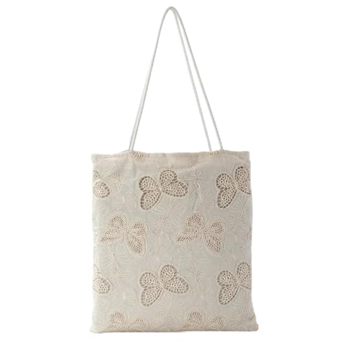 Bolso Tote para mujer con encaje bordado miniatura 1