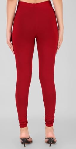 Image of Women Cotton Lycra Leggings Multicolor Pack of 2 Size Chart Waist L 28-30 inch, XL :32 inch, XXL :-34inch,3XL : 36