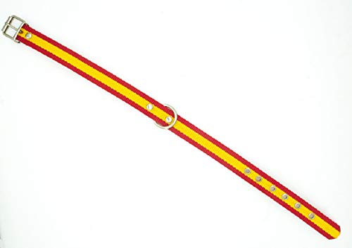 MD-10 COLLECTION Collar para Perro Bandera de España (35 x 0,2 cm)