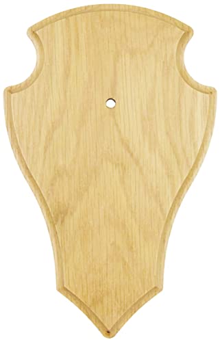 Tabla de madera de roble con inserto de pino, cartel de trofeo, claro oscuro (roble claro, 1 unidad).