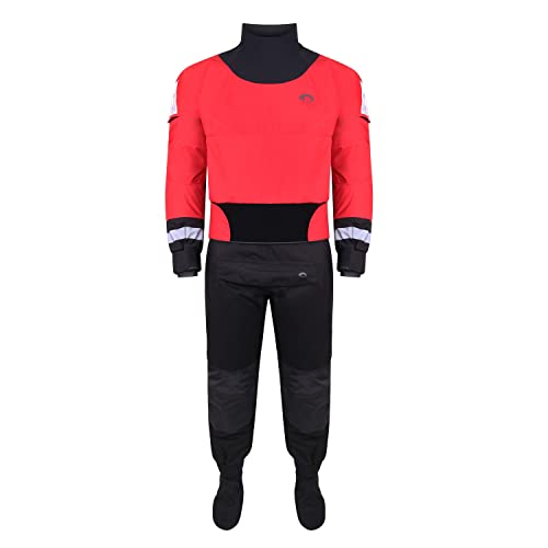 Typhoon Multisport 2.0 Drysuit & Undersuit - Red/Black - 100197 L