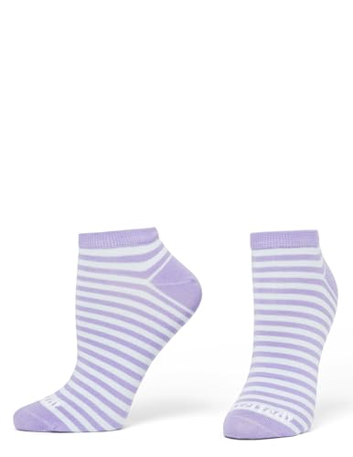 HUE Women's Cotton No Show Liner 7 Pair, Moods Pack, One Size4