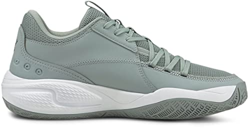 PUMA Mens Court Rider Team Basketball Sneakers Shoes - Grey4