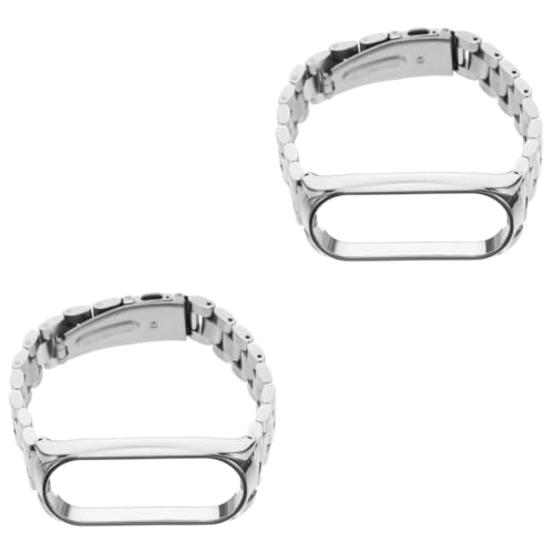 Bande de montre solide et confortable contre les irritations 2Pcs