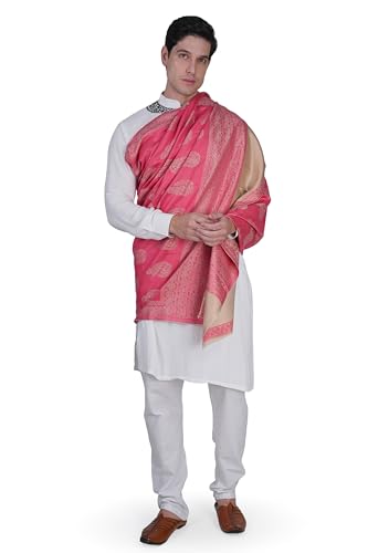 Image of Men's Kashmiri Wool Jamawar Shawl