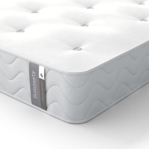 Summerby Sleep Egyptian Cotton and Eco-Comfort Spring Hybrid Mattress | Single: 90 x 190cm
