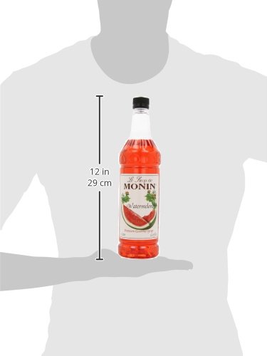 Monin - Mojito Mix Syrup, Sweet Herbal Mint Flavor, Great For Frozen Cocktails, Mocktails, & Delicious Desserts, Gluten-Free, Vegan, Non-Gmo (1 Liter, 4-Pack) #TOP3