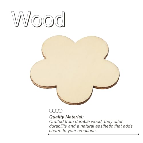 Fleurs en bois de Noël pour créer vos décorations de table