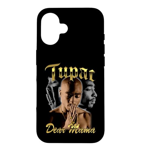 ����Tupac Dear Mama �R���[�W�� �X�}�z�P�[�X iPhone 16 �p