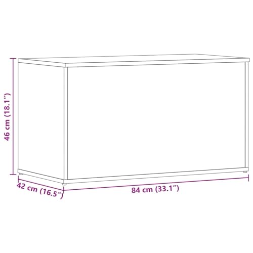 Caja muebles herramientas y baúl de almacenamiento grande de madera contrachapada 5