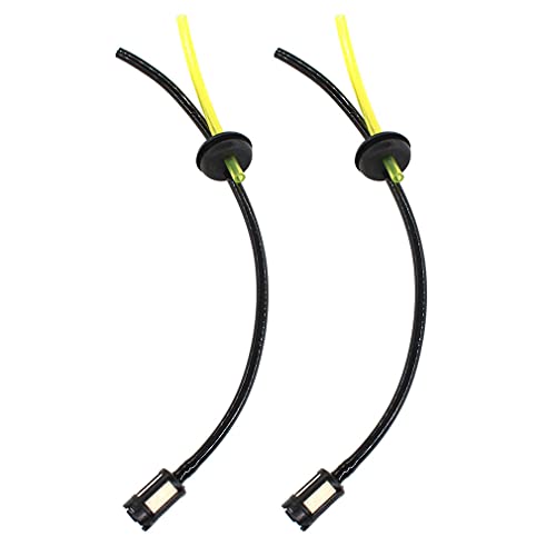 AISEN Lot de 2 tuyaux à essence avec filtre à essence pour débroussailleuse Timbertech MS-2TL-52 MS52-2TL MFS52 3PS 52 cm3