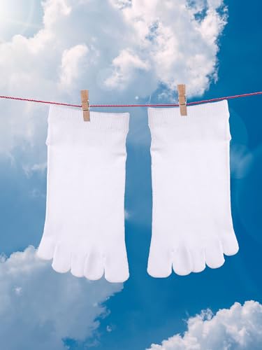 Image of Bencailor 4 /12Pairs Women Toe Sock Five Toe Sock