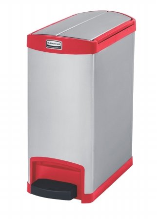 ESSNRCP1901989 - Slim Jim Stainless Steel Step-On Container