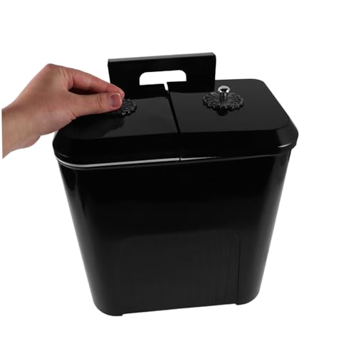 Cabilock caneca de basura de cocina con tapa y compartimentos miniatura 4