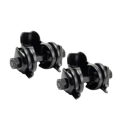 Gogogmee 2pcs Bike Seat Clamp Adapter Easy Installation Bicycle Saddle Converter for Mountain and Road Bikes Durable Secure Attachment Compatible with Various Models