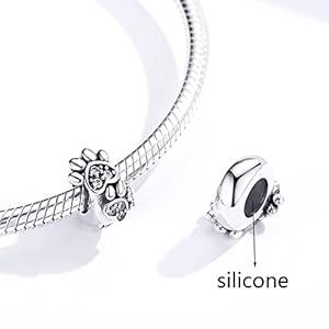 Bisaer 925 sterling silver stopper beads spacers charms for bracelets stoppers   cucciolini doodles