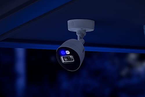 Lorex C884Da Indoor/Outdoor 4K Ultra Hd Smart Deterrence Cvi Wired Bullet Security Camera, Color Night Vision, Dual Warning Led Lights, Siren, 4Pk, Camera Only (M. Refurbished) #TOP6