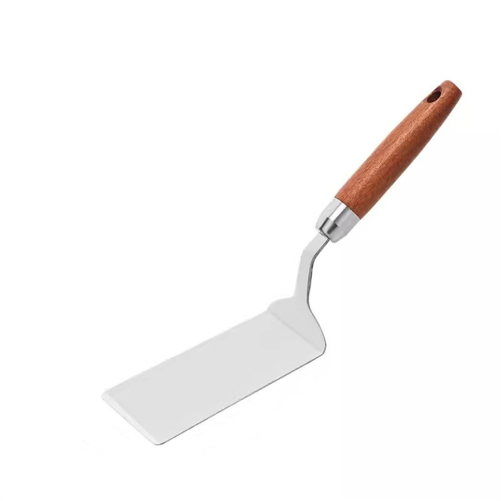 Spatola per Barbecue Spatola da bistecca cucina Manico in legno Cottura Teppanyaki per Cucinare il Barbecue