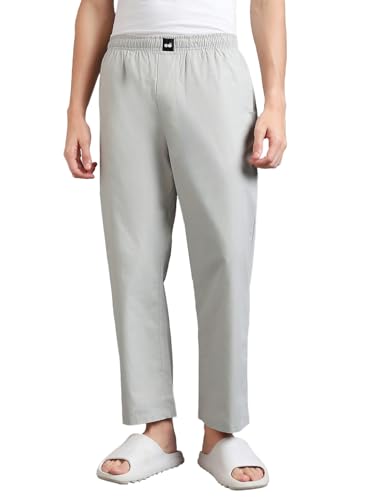 Image of Bewakoof Men's All Over Printed Regular Fit Cotton Pyjamas
