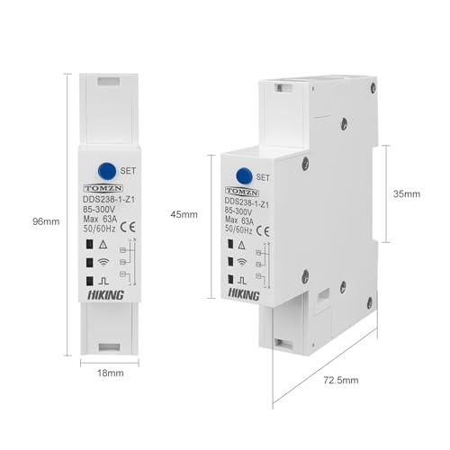 Compteur d'énergie SMARTLIFE 63A protégeant contre la surtension - 6