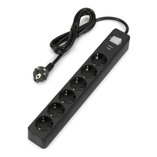 Amazon Basics Steckdosenleiste mit 6 Steckdosen, 600 Joule...