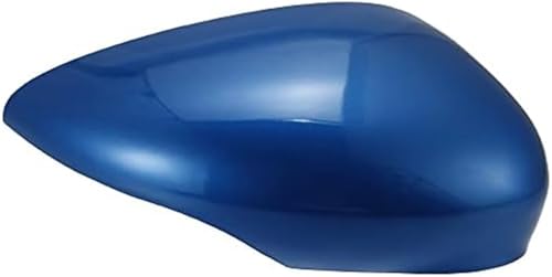Coque de rétroviseur rouge droit avec cache argenté et serrure de coffre