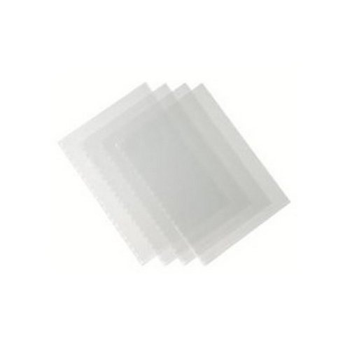 Fellowes PVC Deckblatt für Plastikbindung und Drahtbindung - Stärke 150 Mikron - transparent - Format DIN A4 - Packung mit 100 Stück