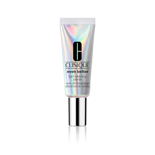 Clinique Even Better Base de Maquillage Réflectrice de Lumière Vitamine C + Acide Hyaluronique Tous Types de Peaux | Fini Hydratant, Légère + Illuminatrice
