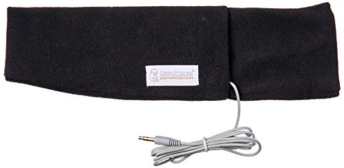 Cascos de la banda de sujeción AcousticSheep SleepPhones - medio (negro)