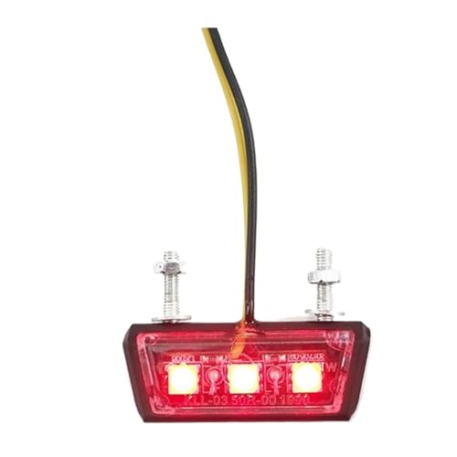 Feu de frein arrière moto LED pour rouler la nuit en sécurité avec plaque amovible
