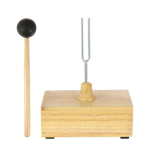 Hemobllo 512HZ Tuning Fork with Resonance Box for Laboratory School Guitar Tuners Sound Healing, SPA Aromatherapy, Tuning Fork Resonance Teaching, Hearing Tests, Meditation