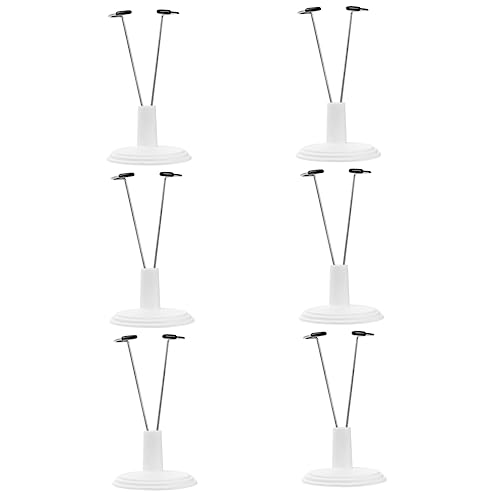 TOYANDONA 6pcs Doll Storage Rack 15cm Doll Display Stand Portable Fashion Toy Model Bracket for Home Store Market