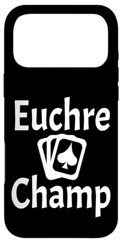 Funny Euchre Champ �J�[�h�Q�[�� �v���C���[ �J�[�h�Q�[�� ���o�[ �X�}�z�P�[�X iPhone 17 Pro Max �p