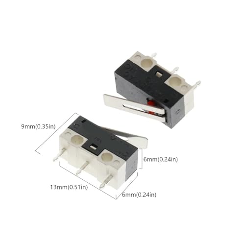Microinterruptor CA 125V 1A NA NC para solucionar fallos de contacto en impresoras 3D 3