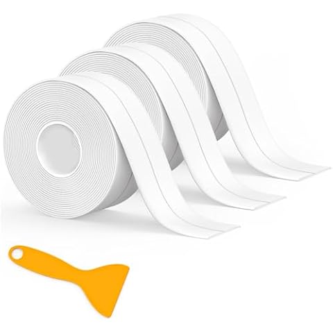 Fixmend Bath Sealant Strip Tape, 3 Rolls Cover