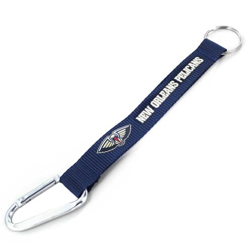 NBA New Orleans Pelicans Carabiner Lanyard Keychain