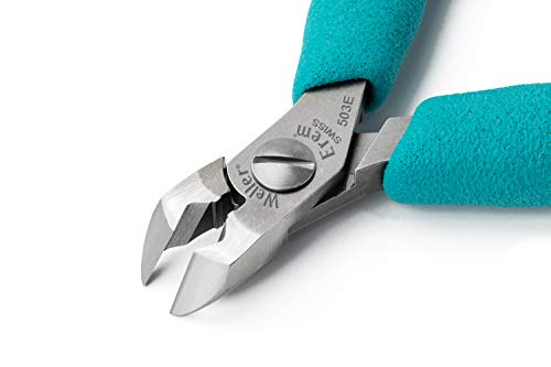 Weller Erem 503E Precision Side-Cutting Pliers, Flush, 110 mm, Multicolor - Image 4