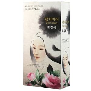 DAENG GI MEO RI, Medicinal Herb Hair Color, Dark Brown, 1 Kit