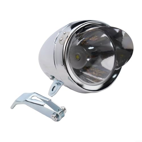 HOHOVYVY Retro Fahrrad LED Scheinwerfer Chrom Finish Bequeme Beleuchtung...