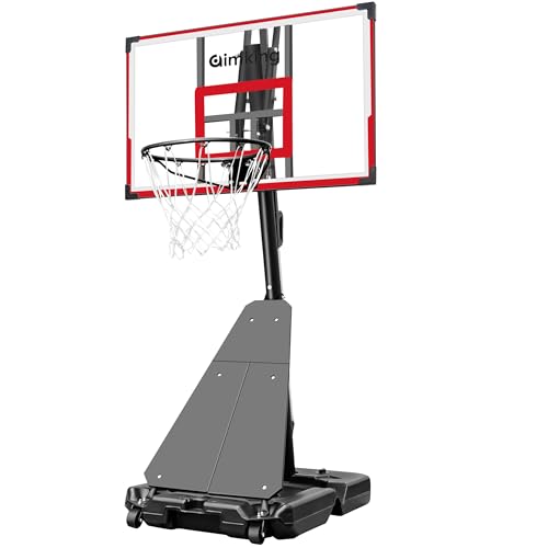Aimking Outdoor Basketball Hoop with 3.3-10ft Adjustment