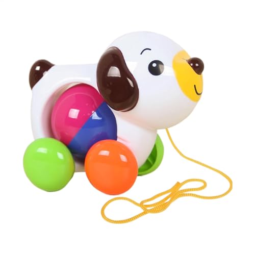 Juguetes para niños pequeños - Juguete para correr para niños pequeños | Coche de juguete para bebé en forma de cachorro | Juguete de desarrollo para caminar para niños pequeños, juego interactivo,