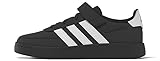adidas Breaknet Lifestyle Court Elastic Lace and Top Strap Sneaker, core Black/FTWR White/FTWR White, 38 EU