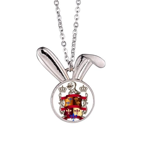 Pendentif armure de chevalier avec lapin pour parfaire votre style gothique