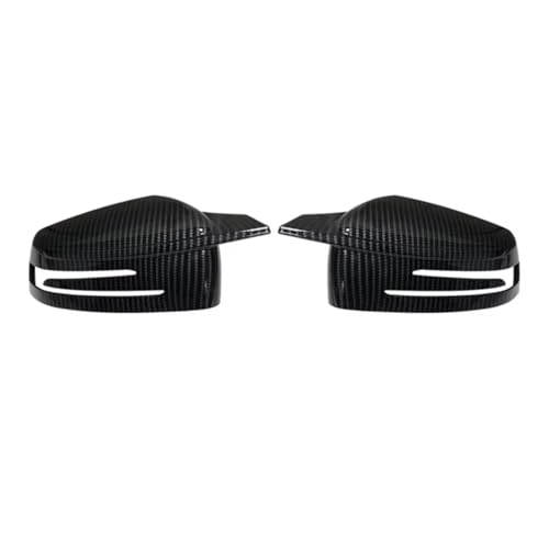 Compatible With For GLK Class X204 2009-2015 For GLA X156 2014-2018 Ԍ㕔TChobN~[ EBO~[nEWOP[XJo[ TCh~[(Black C)