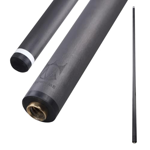CROWN ME Uni Lock pin Pure Carbon Fiber Pool Cue Stick Shaft 12.5mm, Pro Carbon cue Shaft, Lowest...