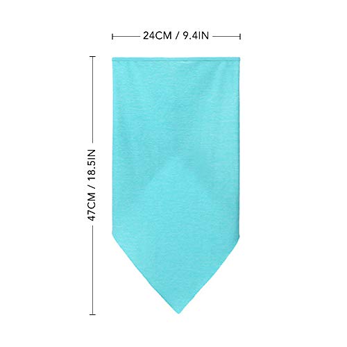 KKmoon 3 unidades Summer Ice Silk Triangle Scarf Máscara protetora solar Máscara de proteção solar p