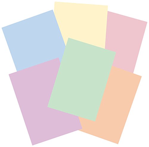 House of Card & Paper - Lot de 50 cartes de couleur pastel A4, 160 g/m² 1 a4
